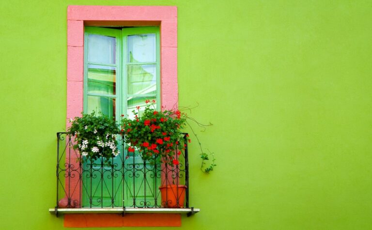 Home Sweet Home Green Window Against A Green Wall 768x474 